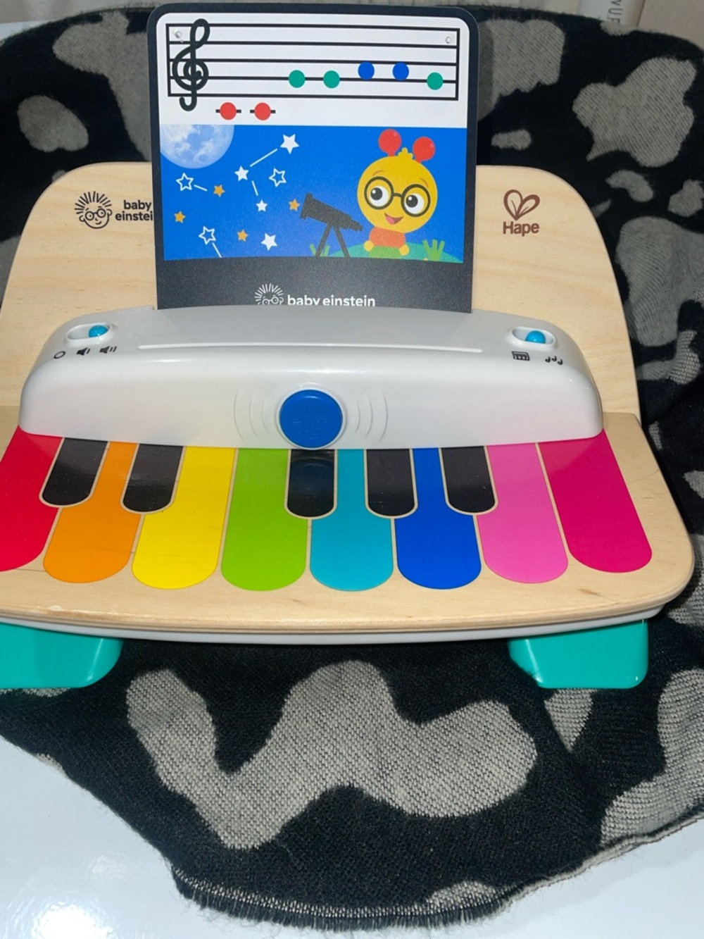 Baby Einstein x Hape Rainbow Piano Toy - Multicolor Kids Keyboard